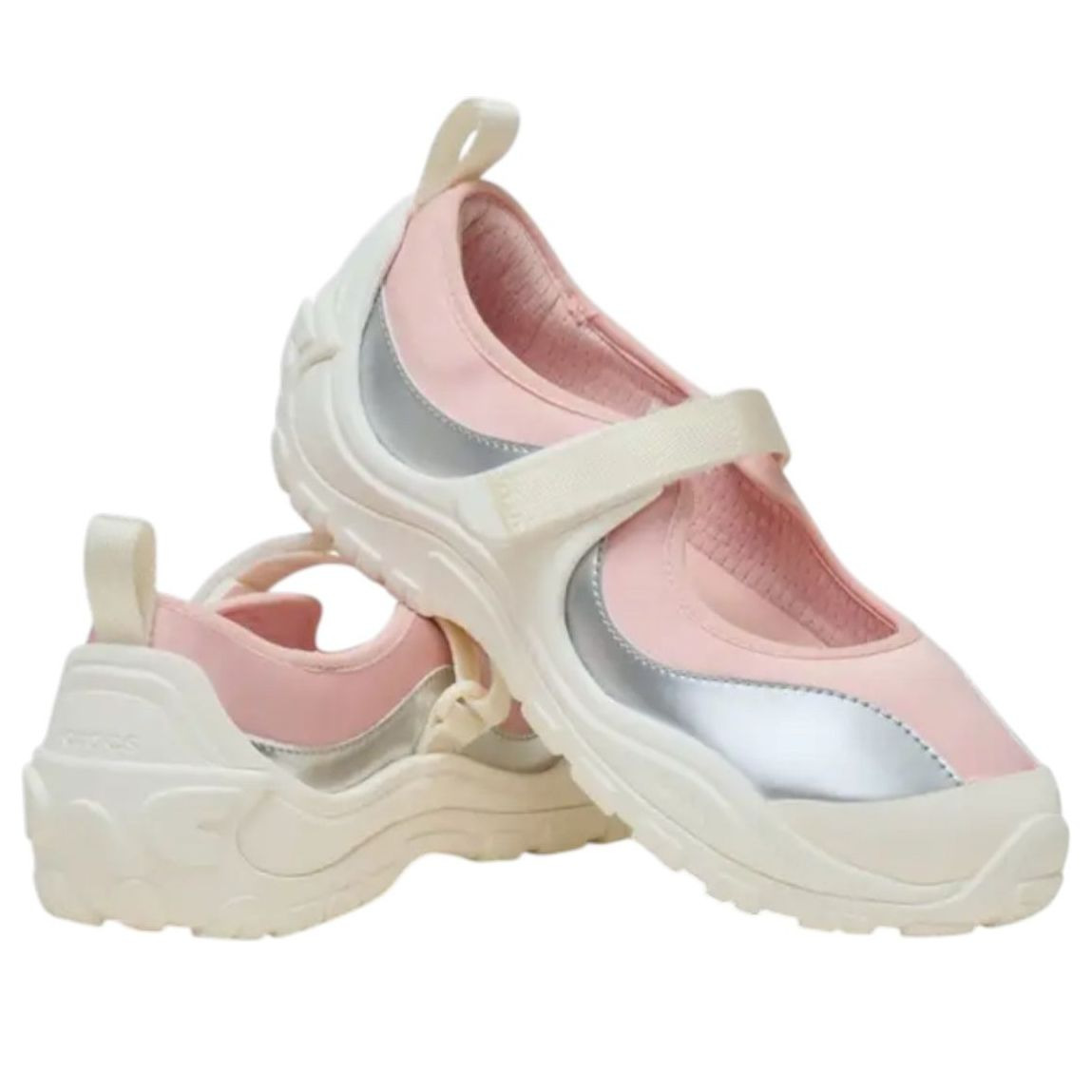 (WMNS)	Crocs EXP Terre Ballet 'Silver Chalk'  210639-0WV - 2