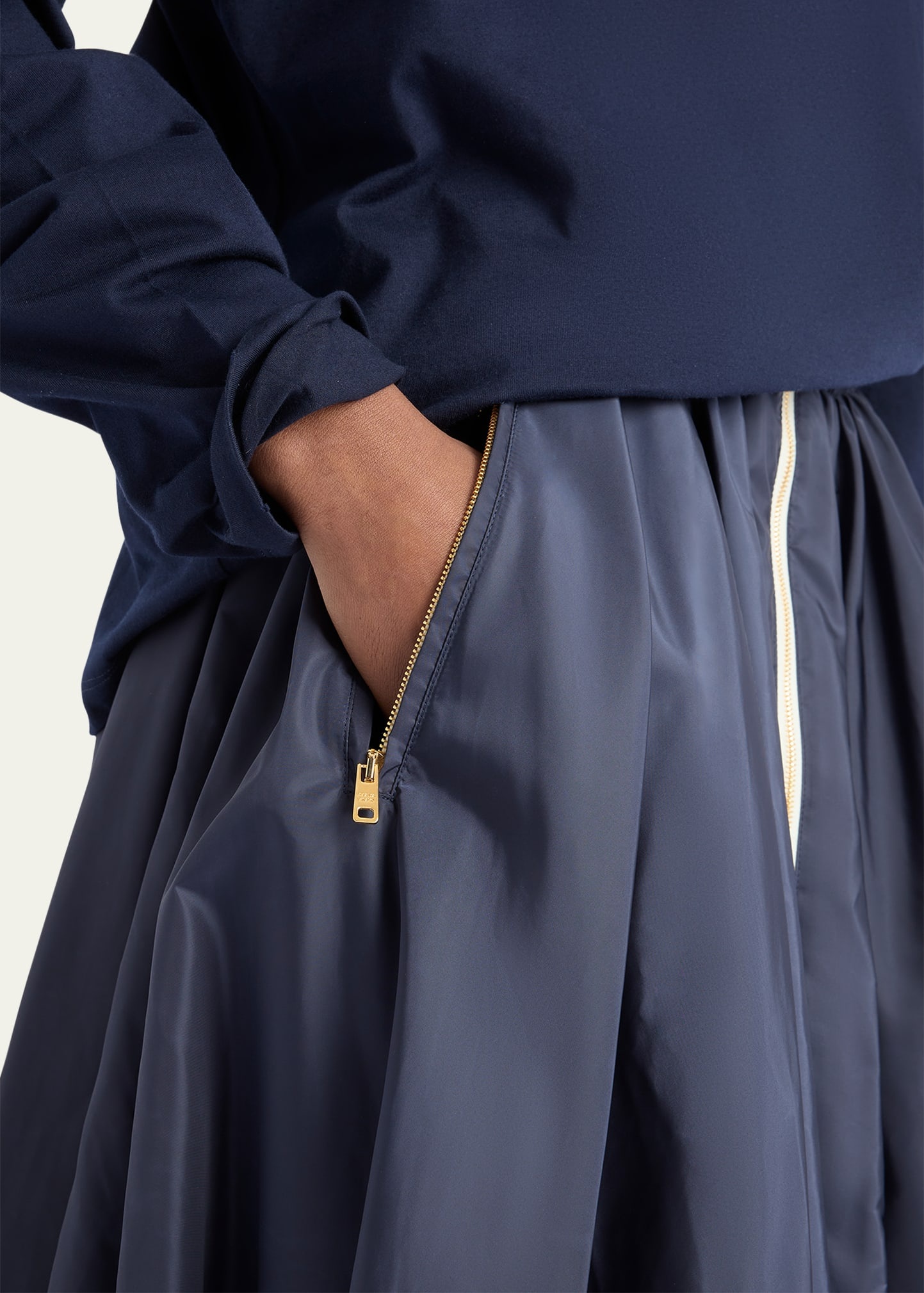 Re-Nylon Pleated Full Skirt - 5