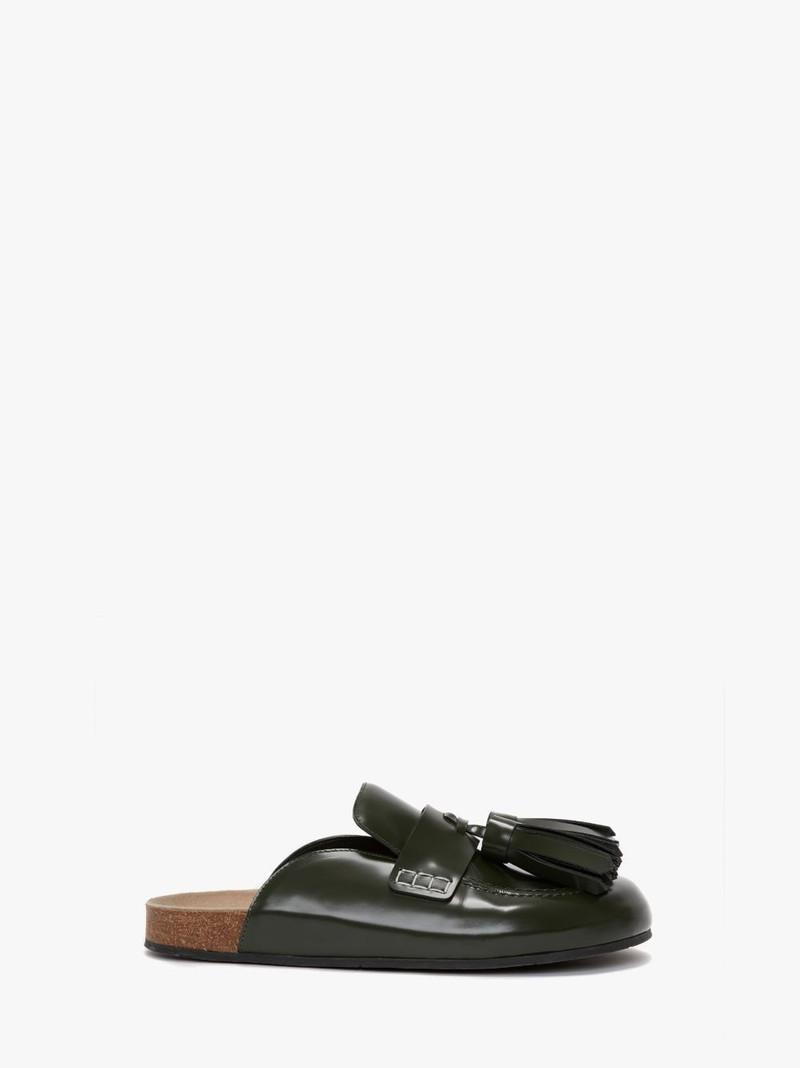 TASSEL LOAFER LEATHER MULES 1