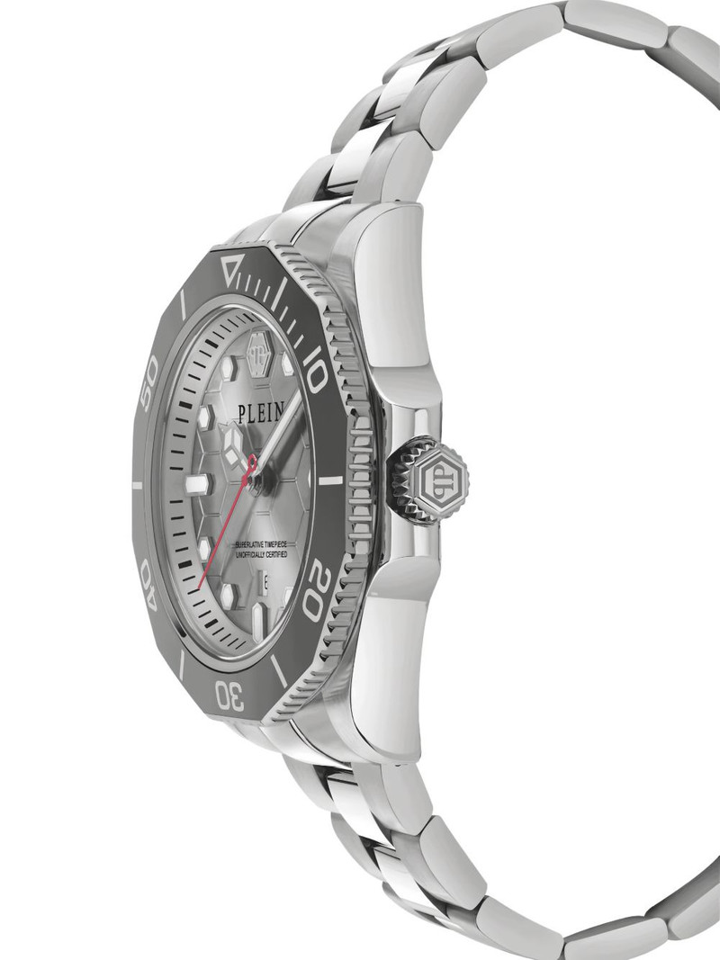 PHILIPP PLEIN Grey Aquastorm 44mm Watch outlook