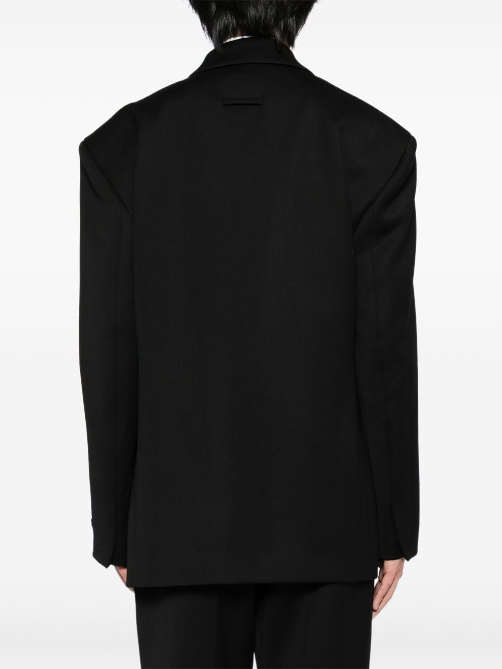 wool double-breasted blazer - 4