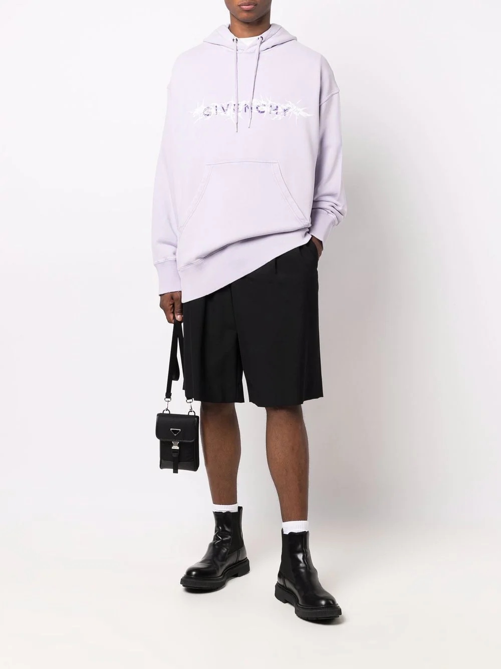 Barbed Wire printed hoodie - 2