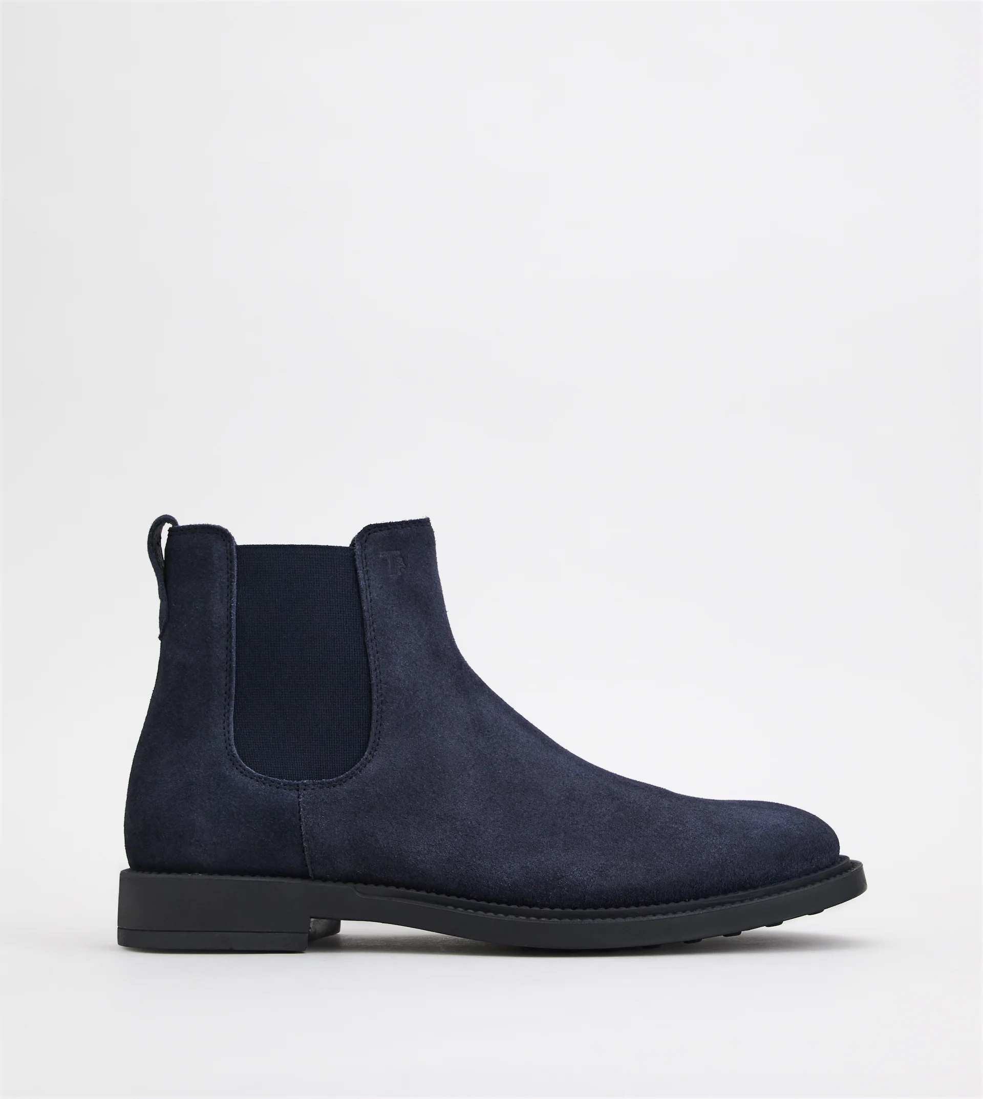 ANKLE BOOTS IN SUEDE - BLUE - 1