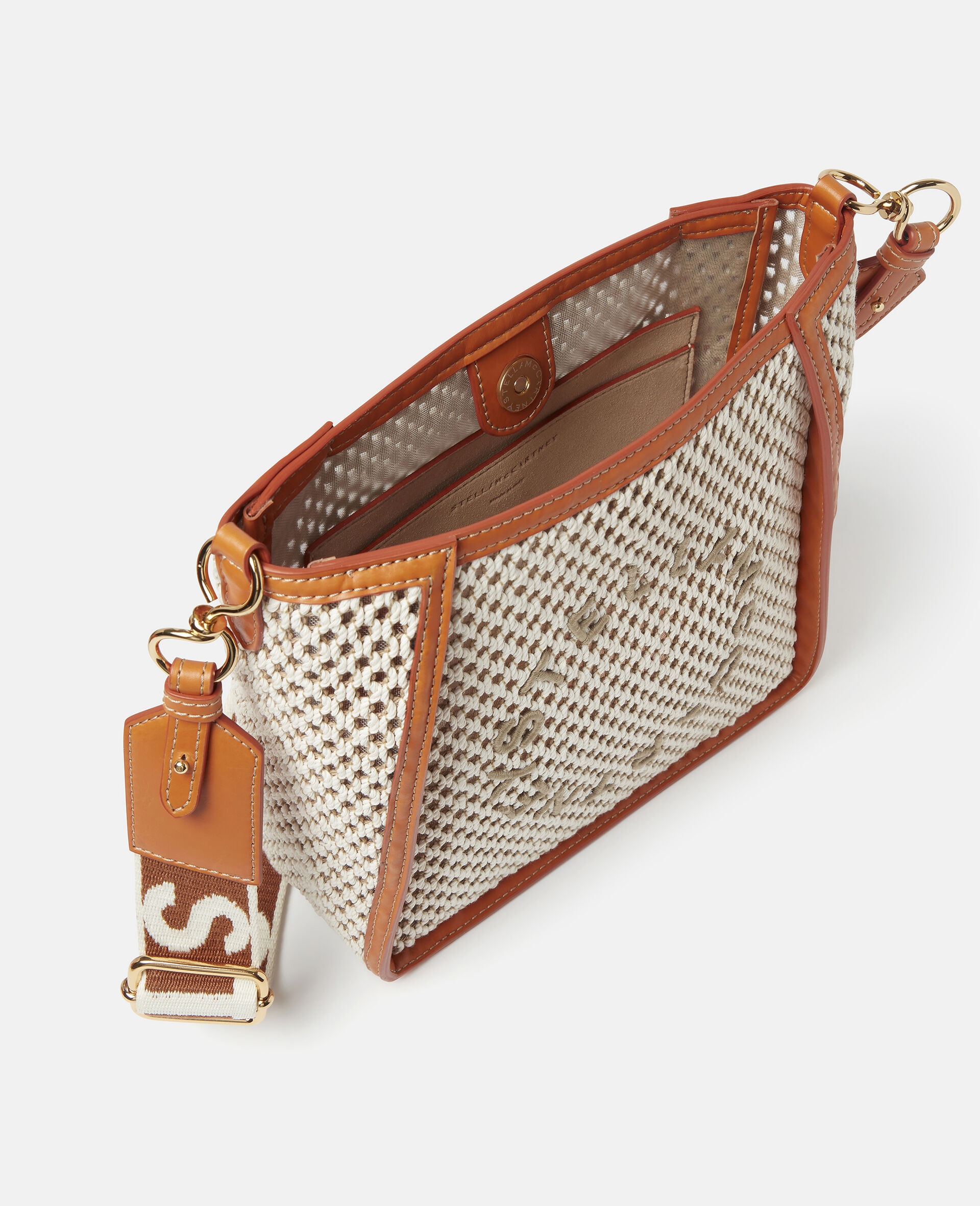 Stella Logo Rope Mesh Shoulder Bag - 3