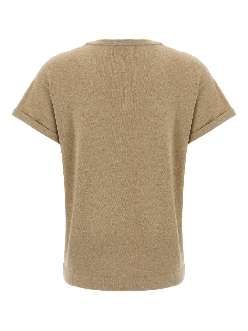 lamé short-sleeve T-shirt - 2
