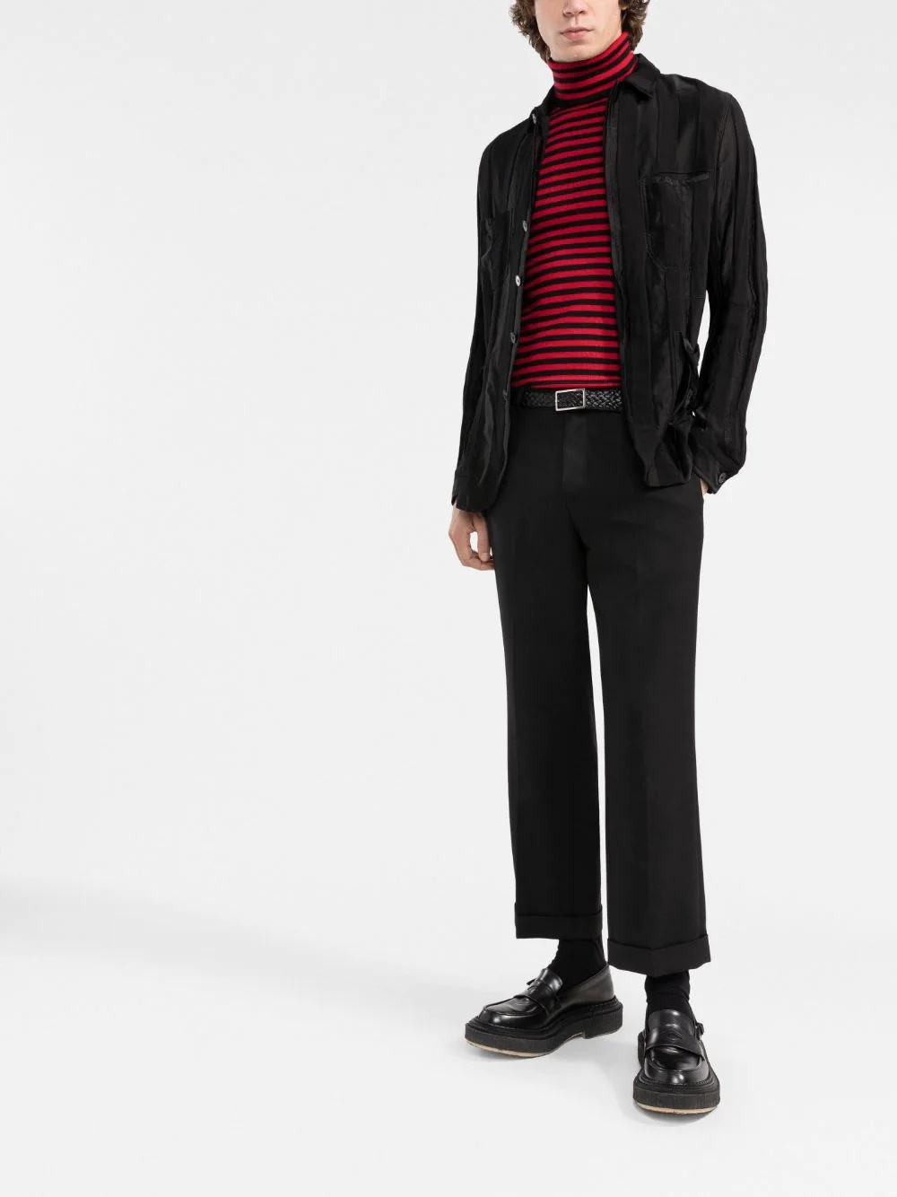 striped long-sleeve T-shirt - 2