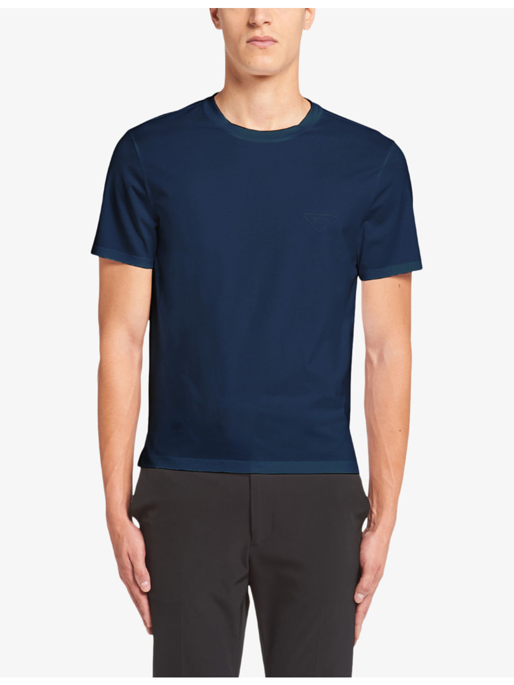 Logo-embroidered slim-fit stretch-cotton T-shirt - 3