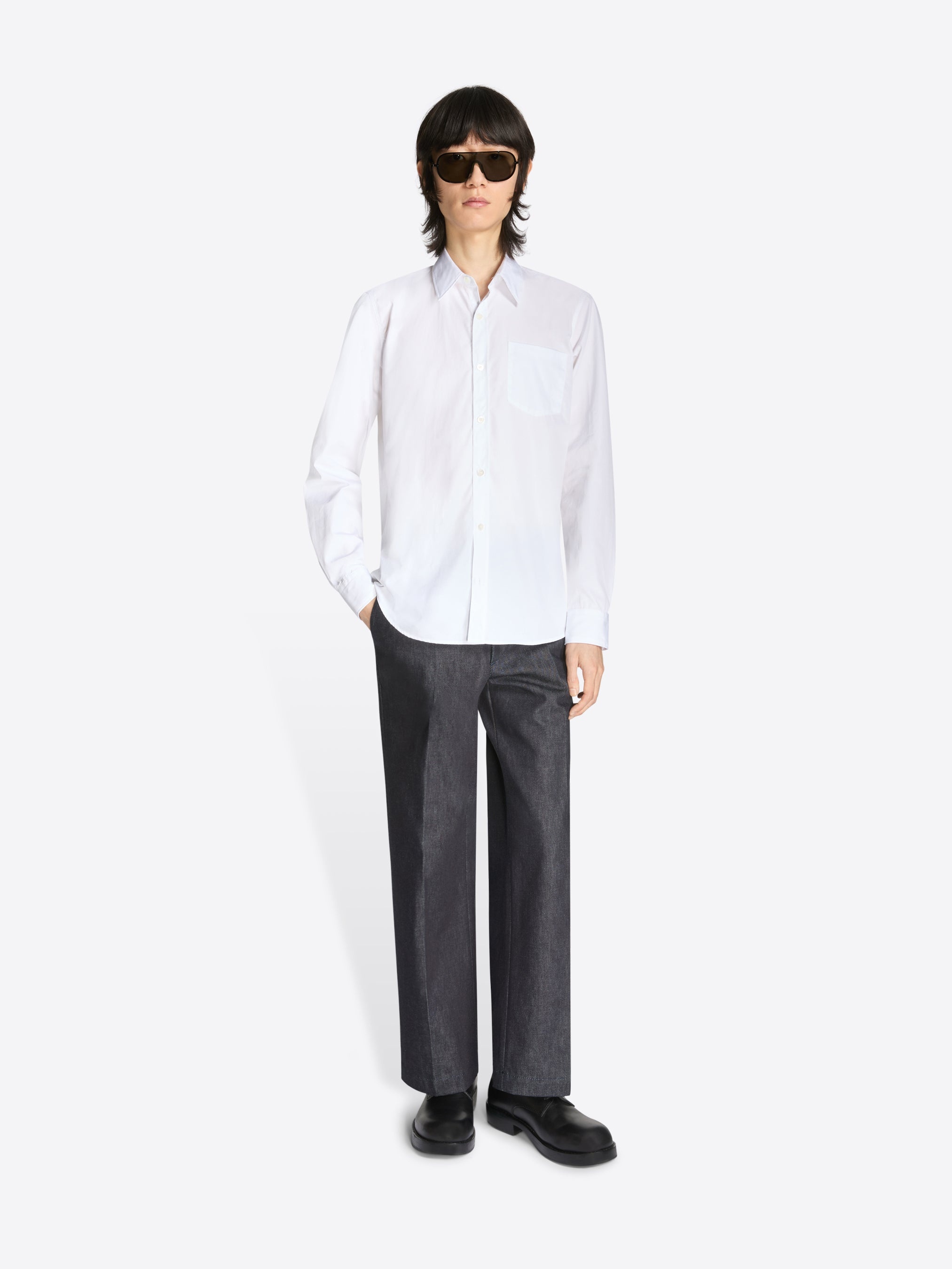 FITTED COTTON SHIRT - 2