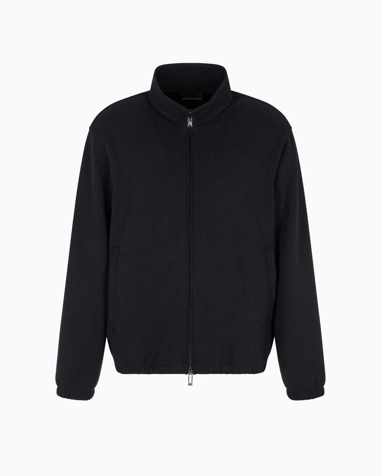 ASV FULL-ZIP SWEATSHIRT IN LYOCELL-BLEND JACQUARD JERSEY - 1