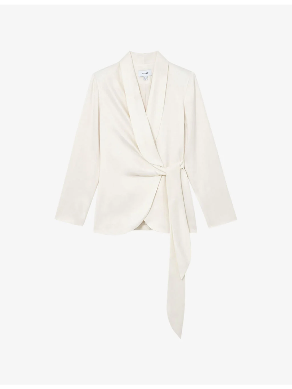 Clover Tie-Front Woven Occasion Jacket - 1