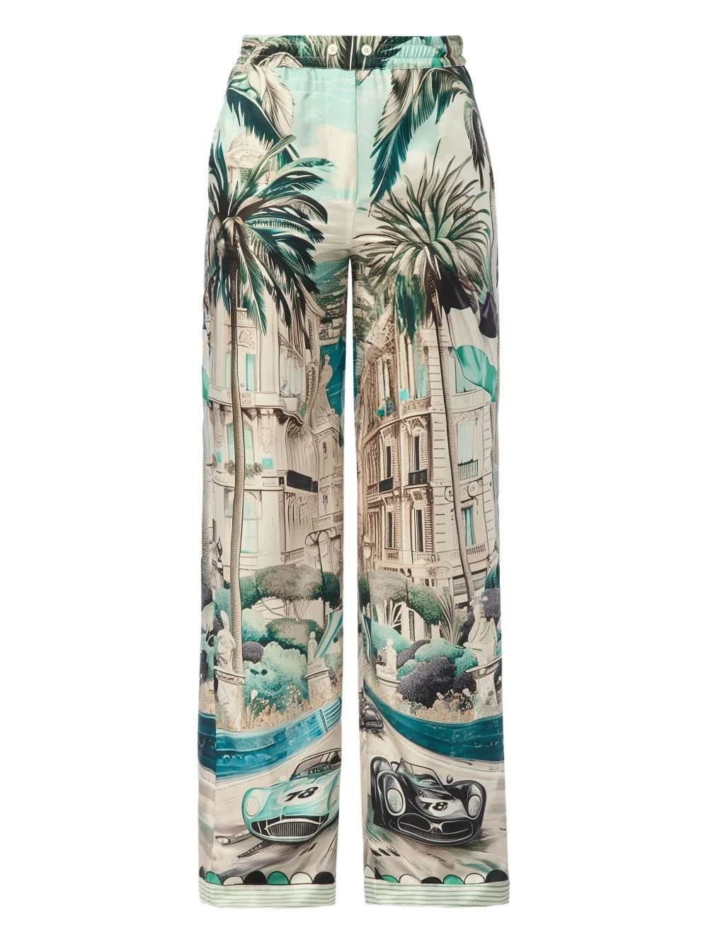 silk trousers - 1