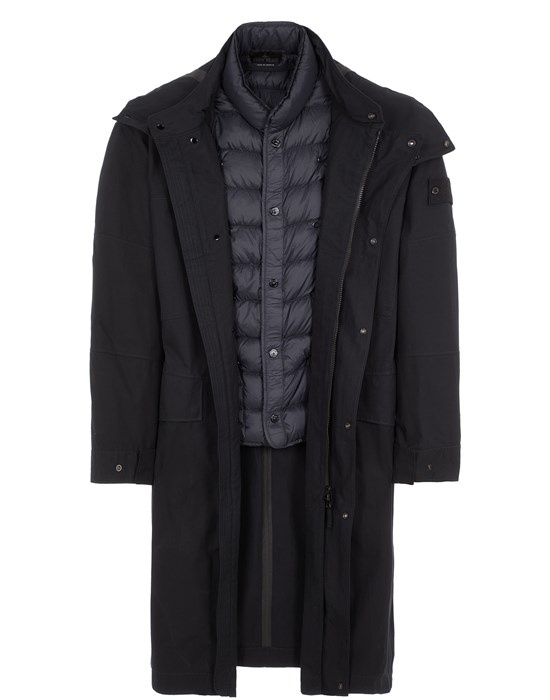 709F1 STONE ISLAND GHOST PIECE_O-VENTILE® BLACK - 6
