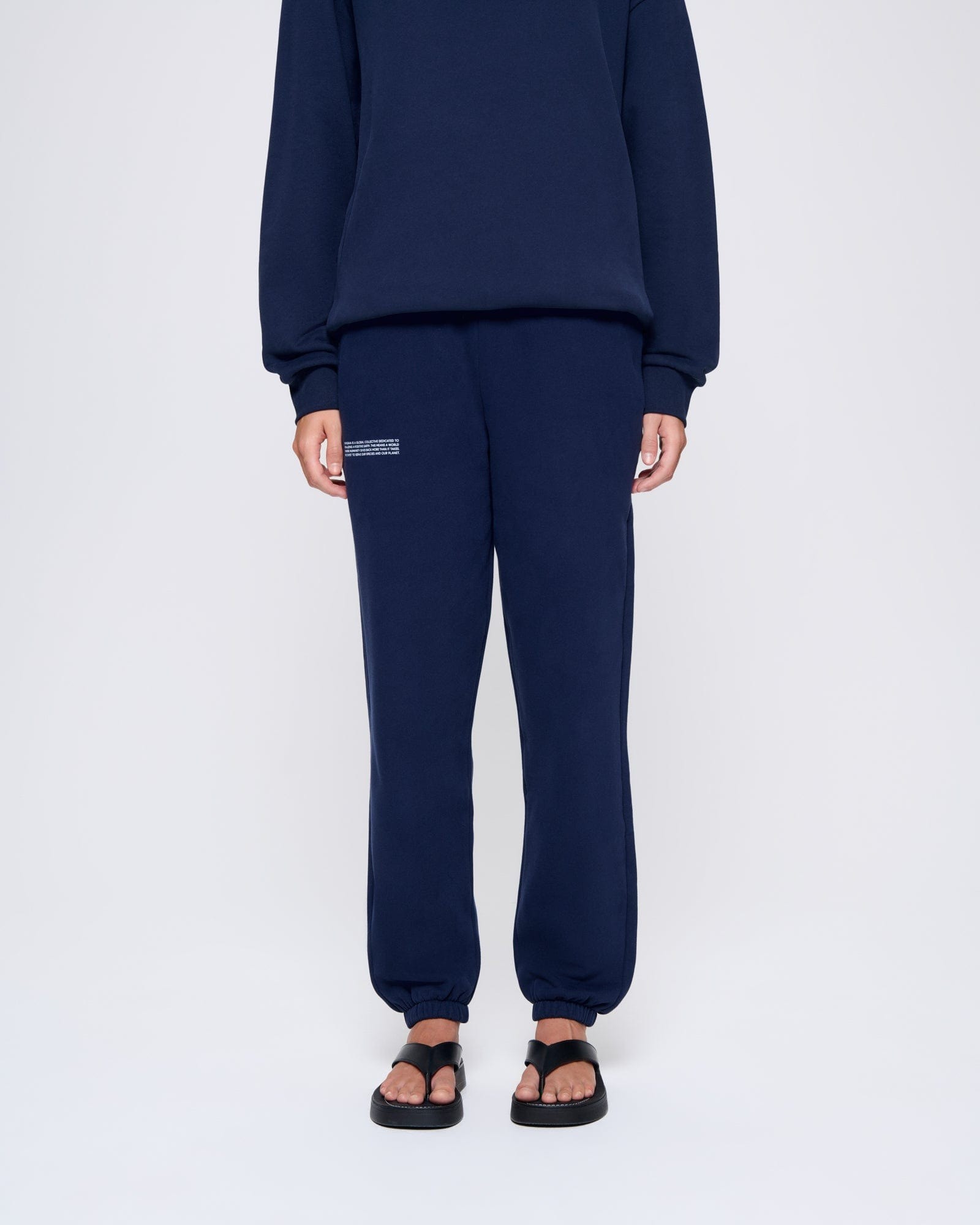 Womens 365 Midweight Track Pants - Navy Blue - 3