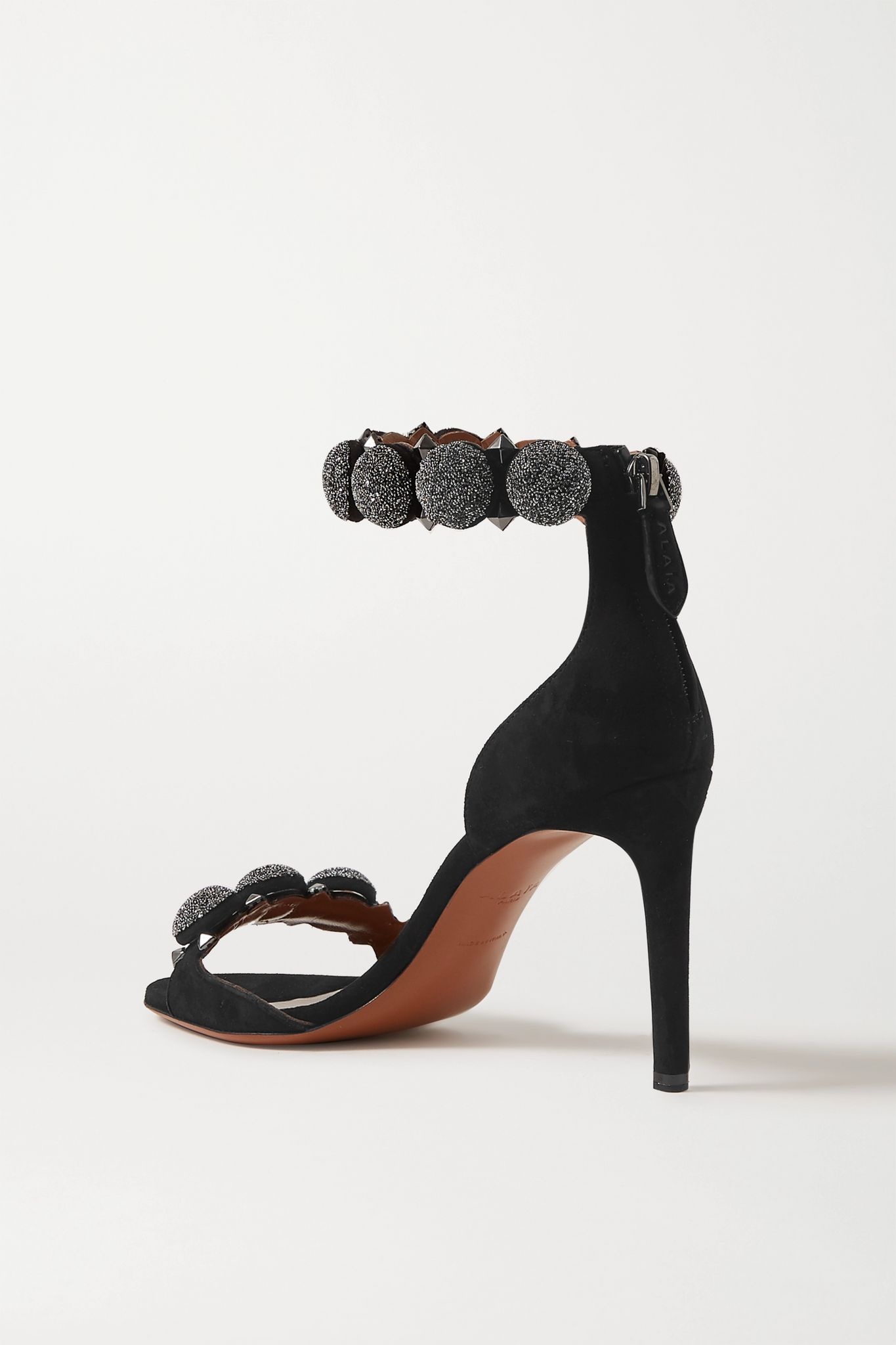 Bombe 110 studded suede sandals - 3