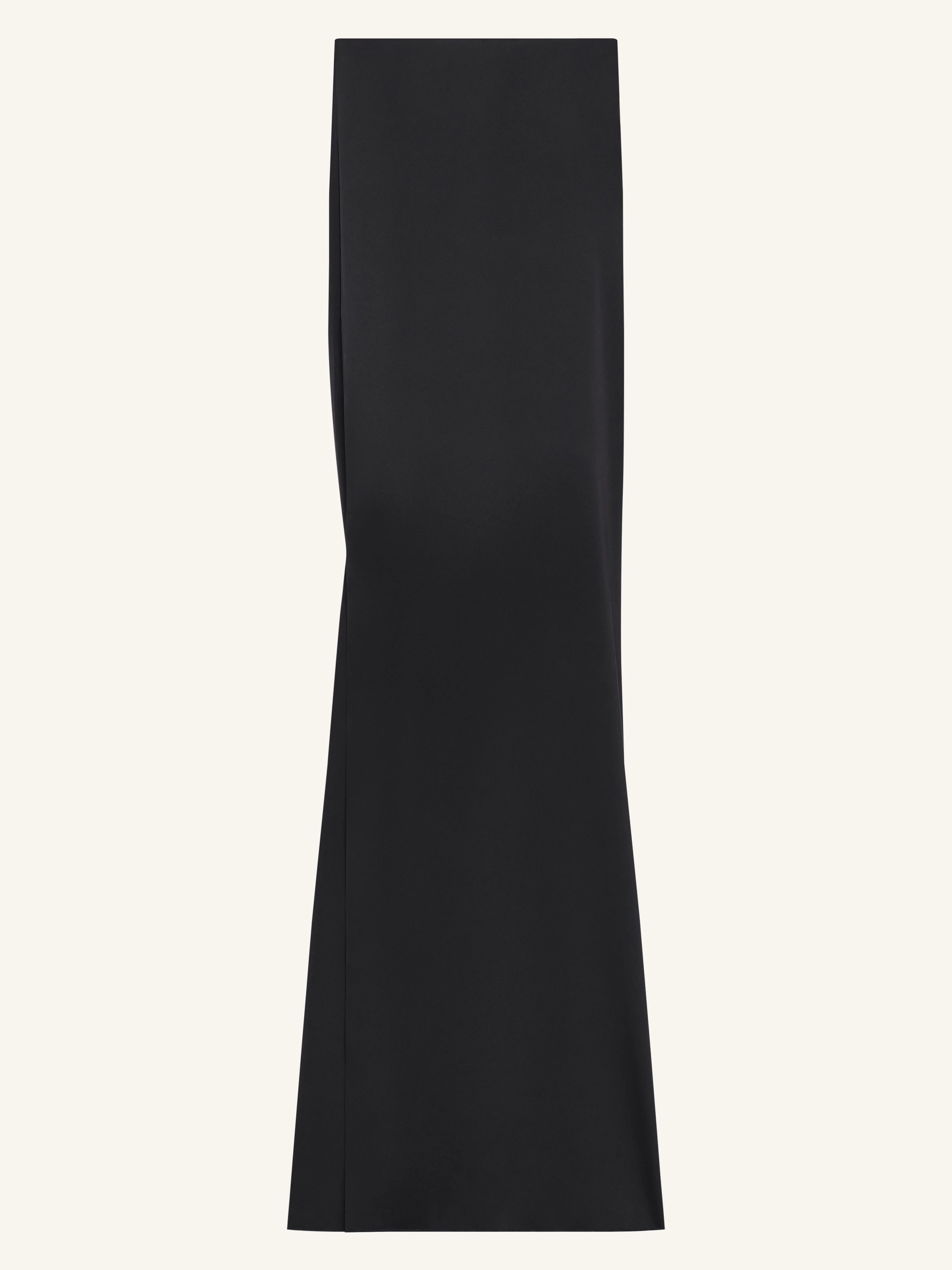 SATIN BUSTIER LONG DRESS - 1