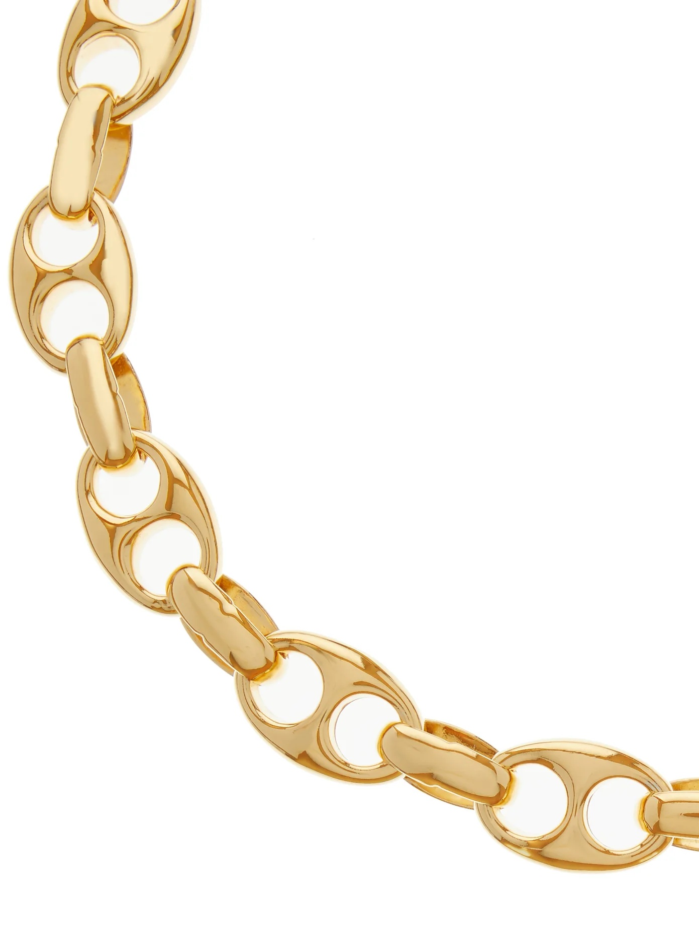 Barbara gold-vermeil chain necklace - 3