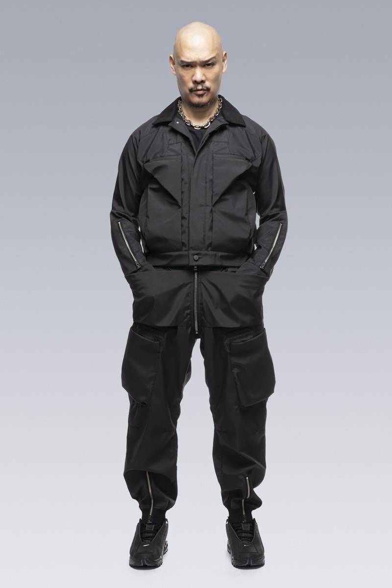ACRONYM J86-GTB Composite Nylon Work Jacket Black - J86-GTB_SS23