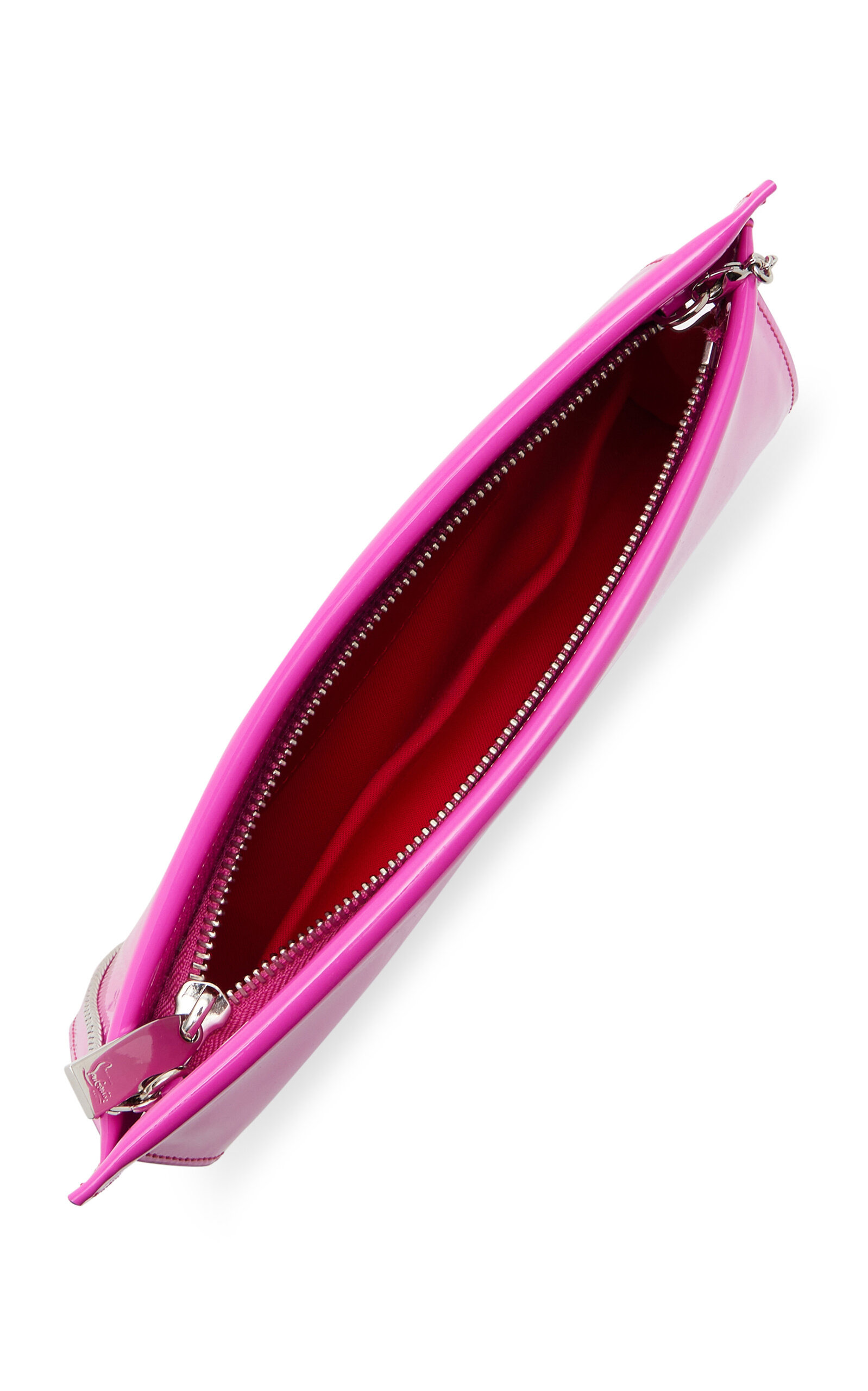 Loubitwist Patent Leather Clutch pink - 6
