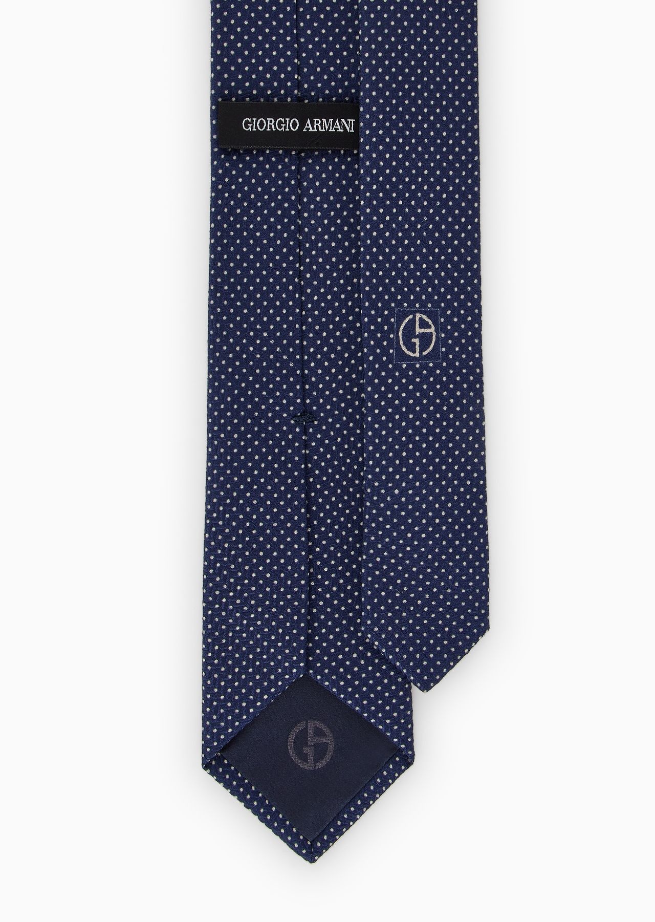 Silk and cotton jacquard tie - 2