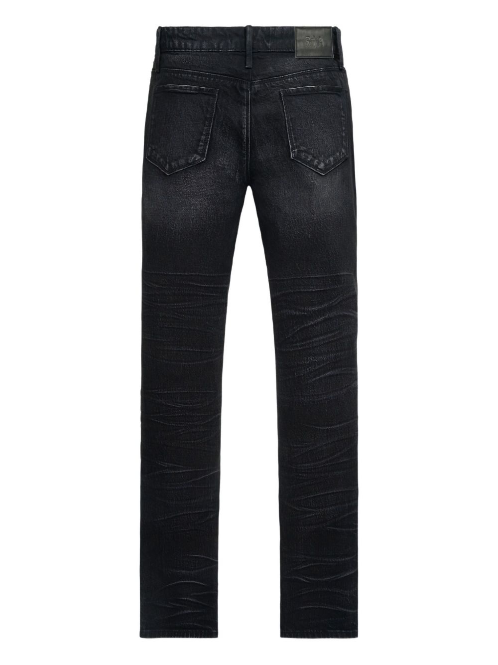 faded-effect jeans - 2