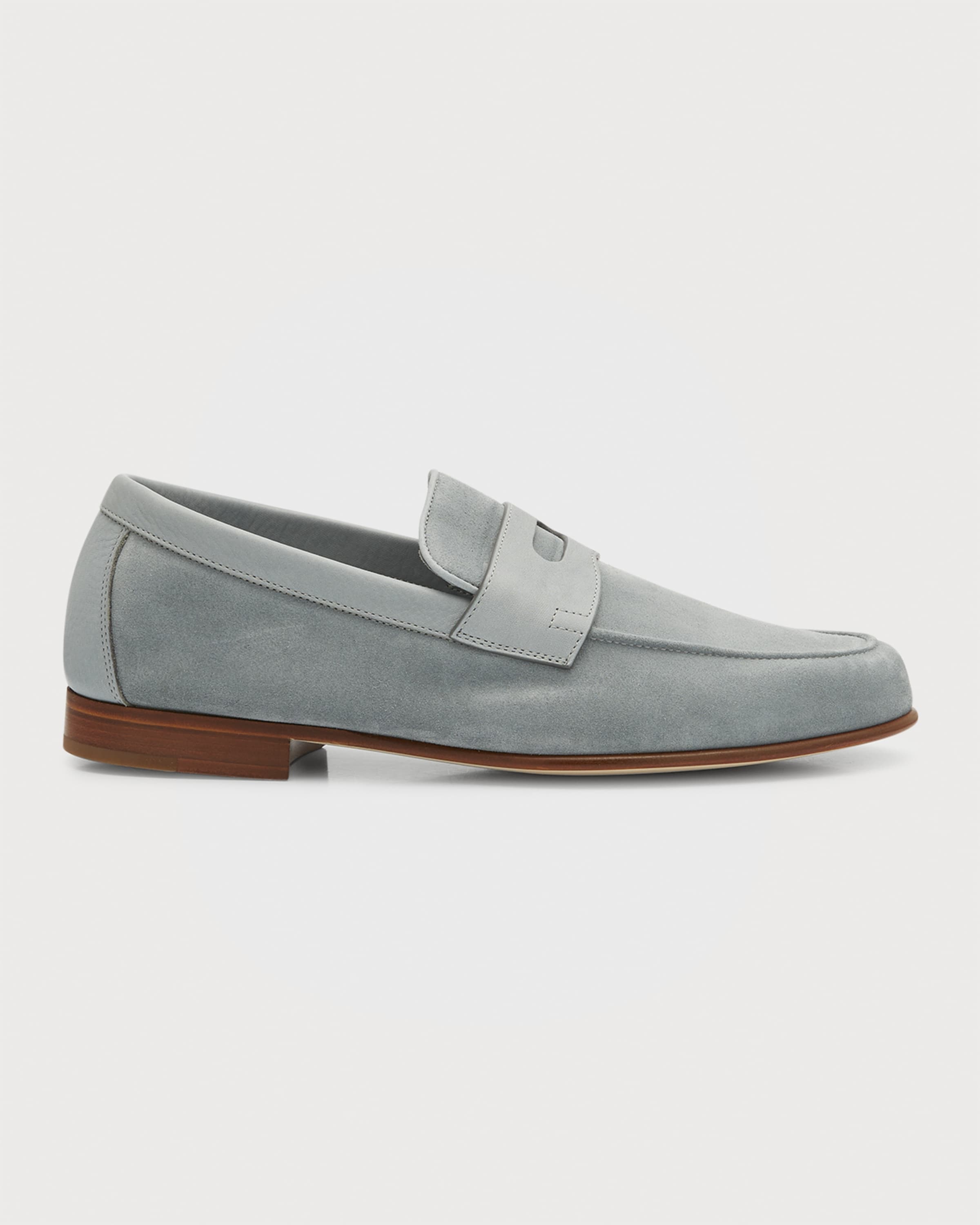 Men's Hendra Suede Penny Loafers - 1