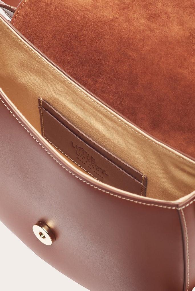 MACCHERONI SADDLE BAG CHESTNUT - 8