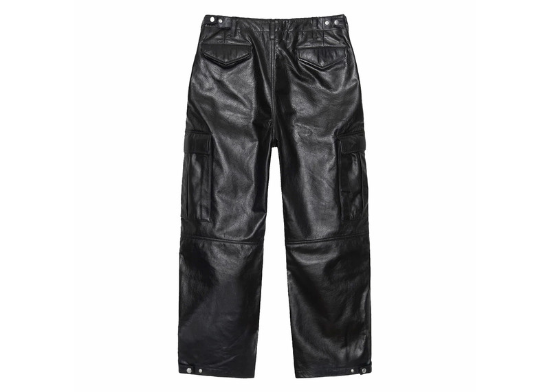 Stüssy Stussy Military Cargo Leather Pant Black outlook