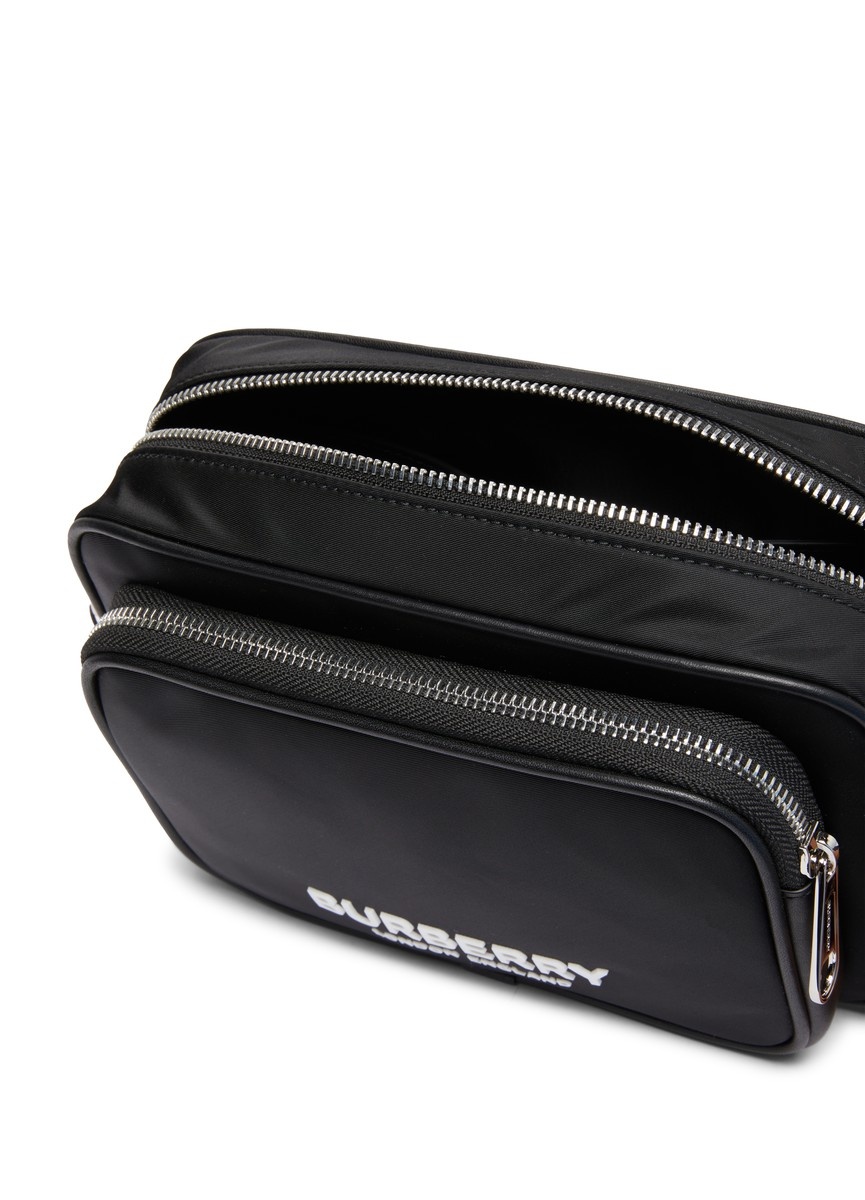 Burberry Logo Print Nylon Crossbody Bag | 24s | REVERSIBLE