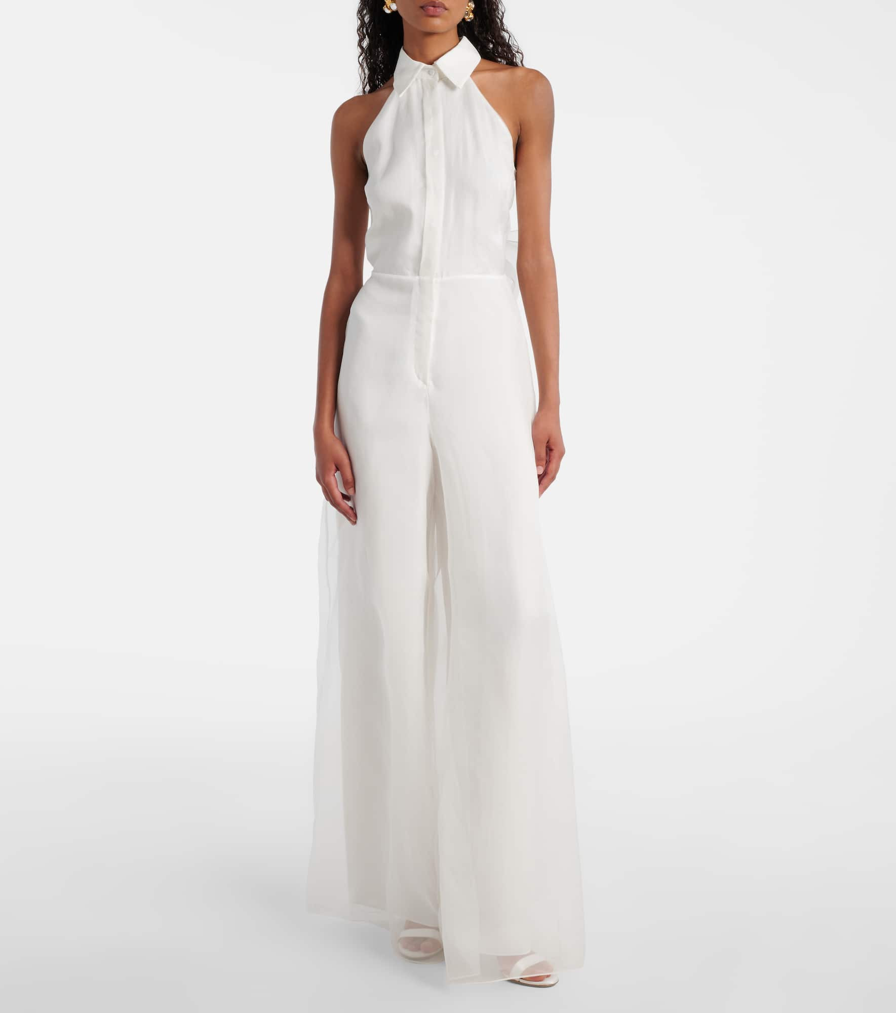 Tunca semi-sheer silk gown - 2