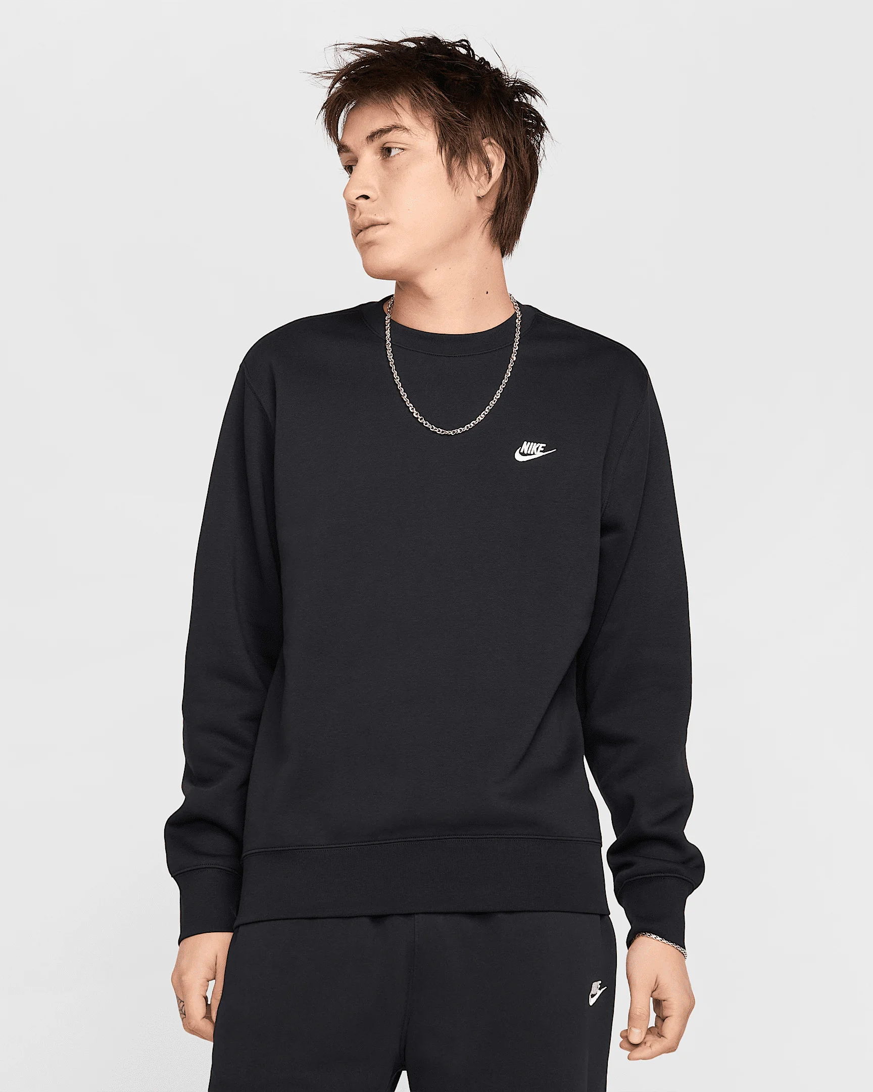 Nike Club Men's Fleece Crew - 1