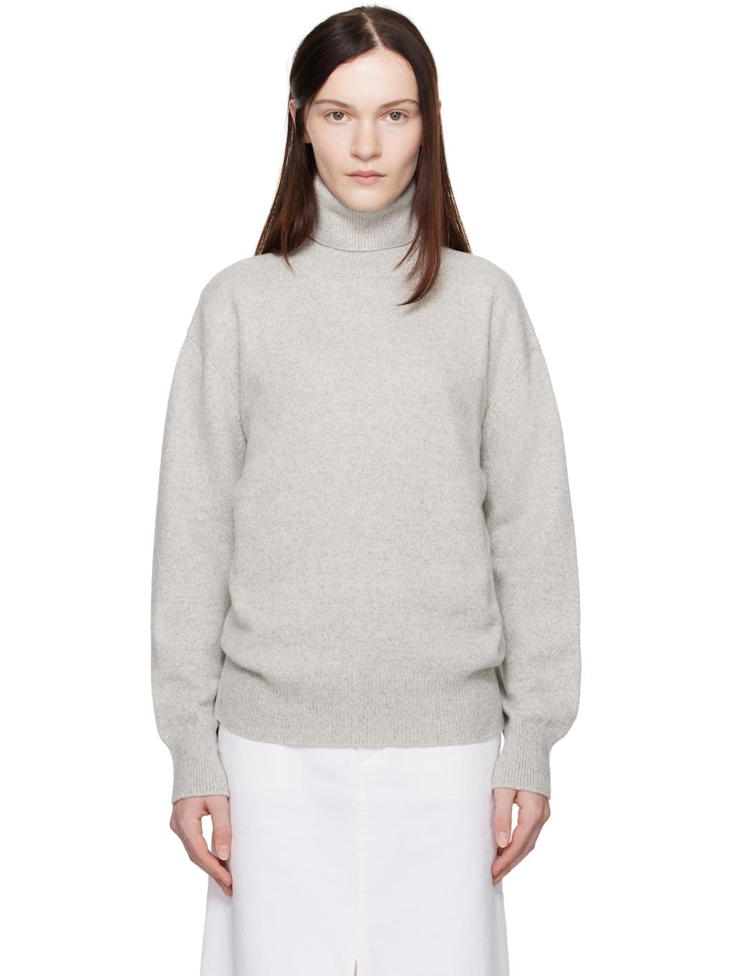 Gray Alma Turtleneck - 1