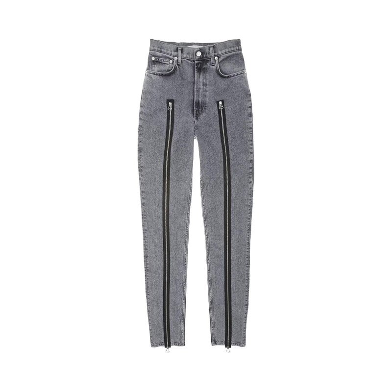 Helmut Lang 활주로 Hi Spikes 지퍼 청바지 'Grey 이름 * - 1