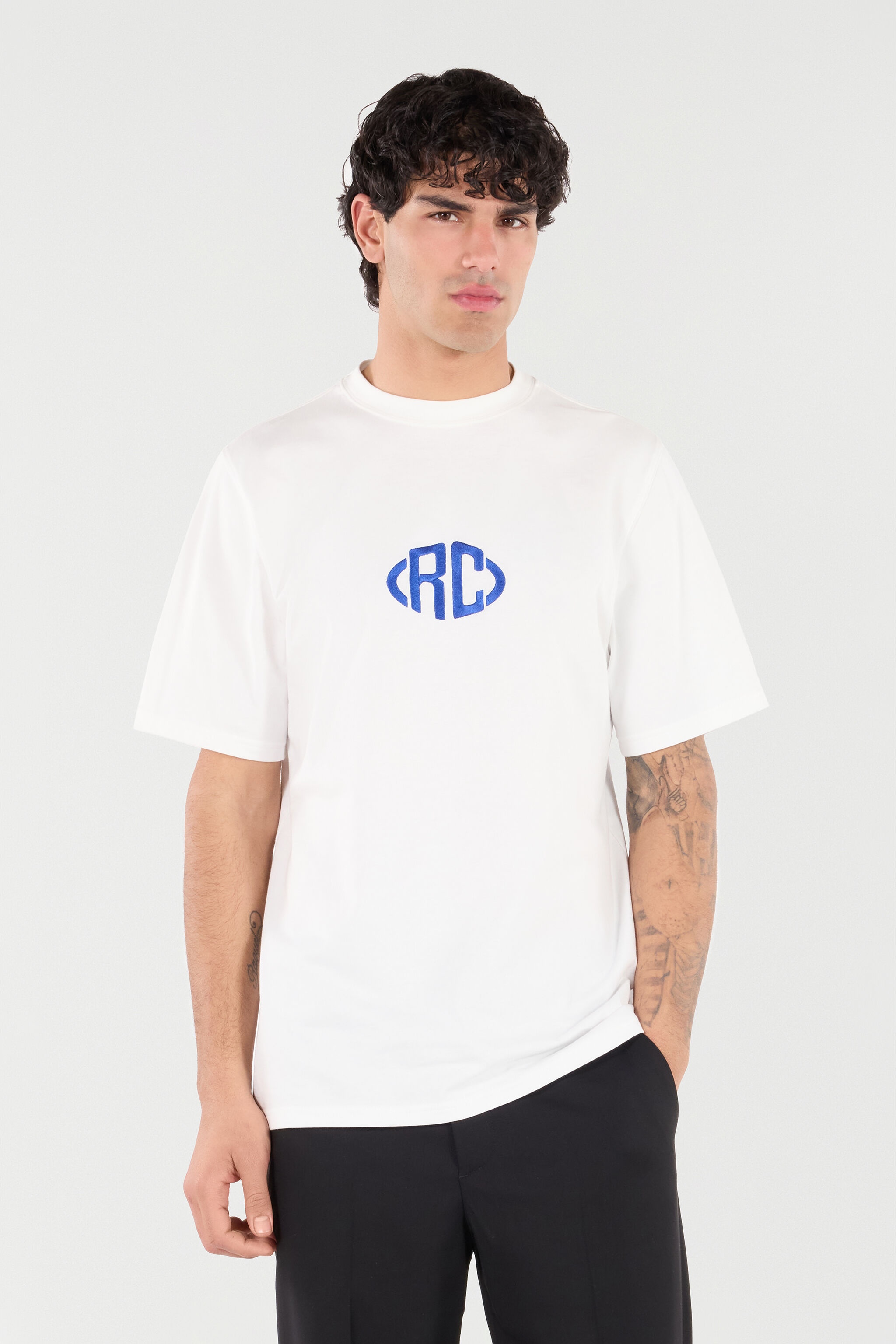 Cotton T-Shirt with Monogram - 3