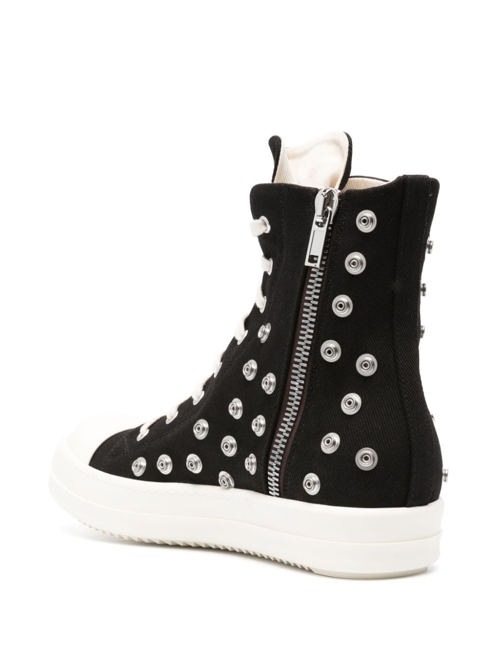 rubber-toecap  hi-top sneakers - 3