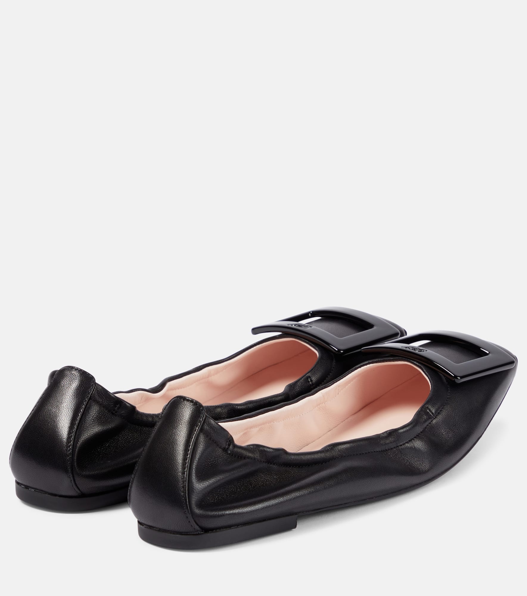 Viv' Pockette leather ballet flats - 3