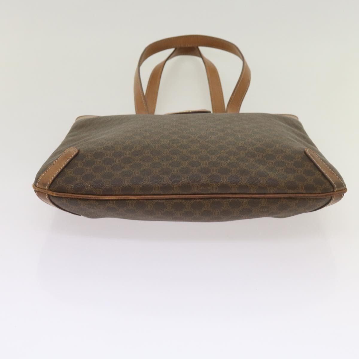CELINE Macadam Canvas Tote Bag Pvc Brown - 6