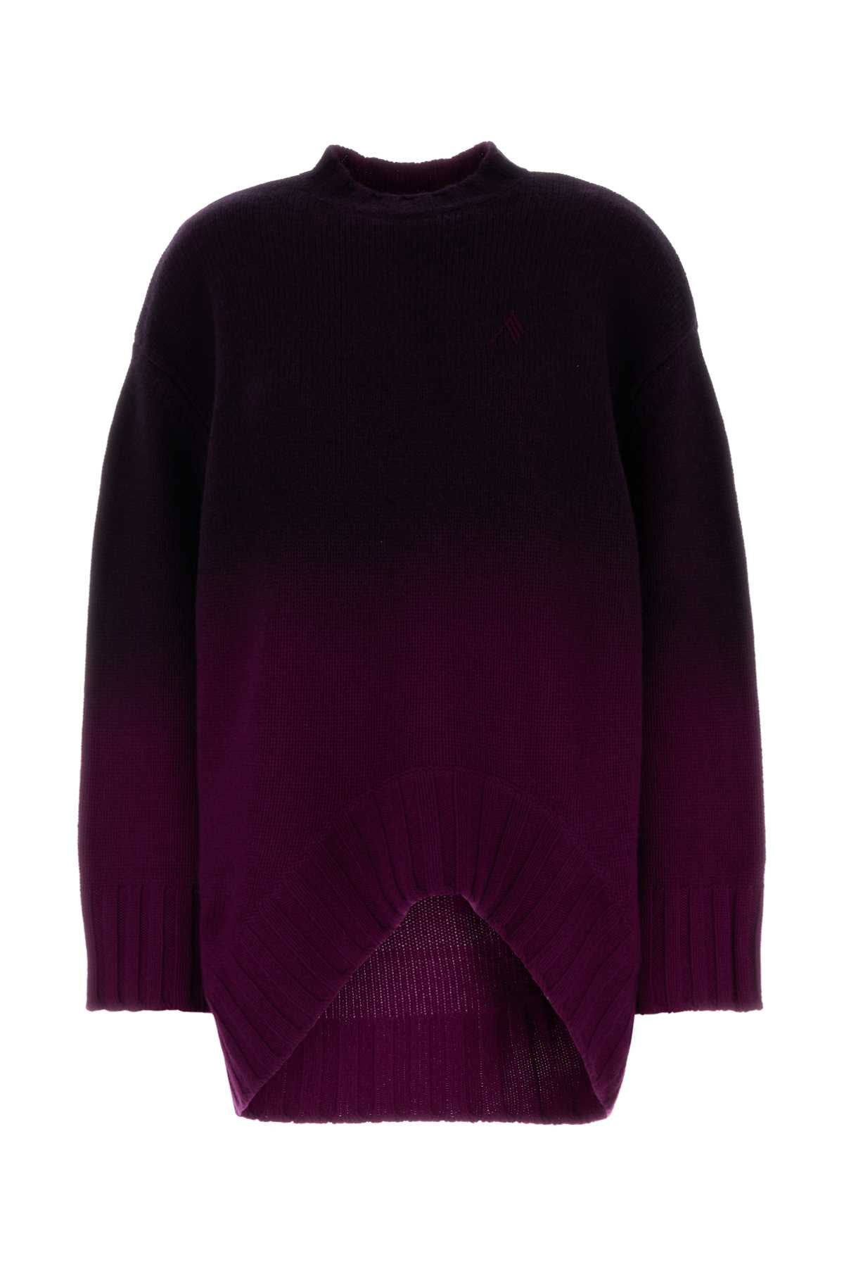 The Attico Women Grape Wool Blend Oversize Sweater - 1