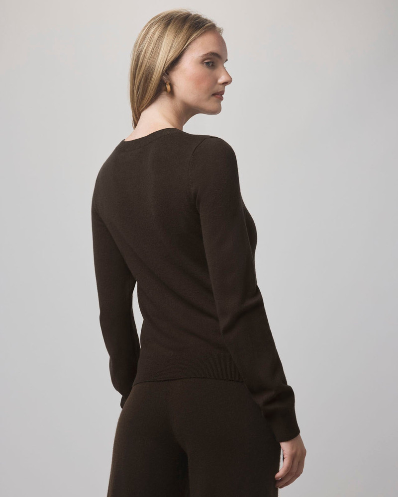 Tori Cashmere Crewneck Sweater 6