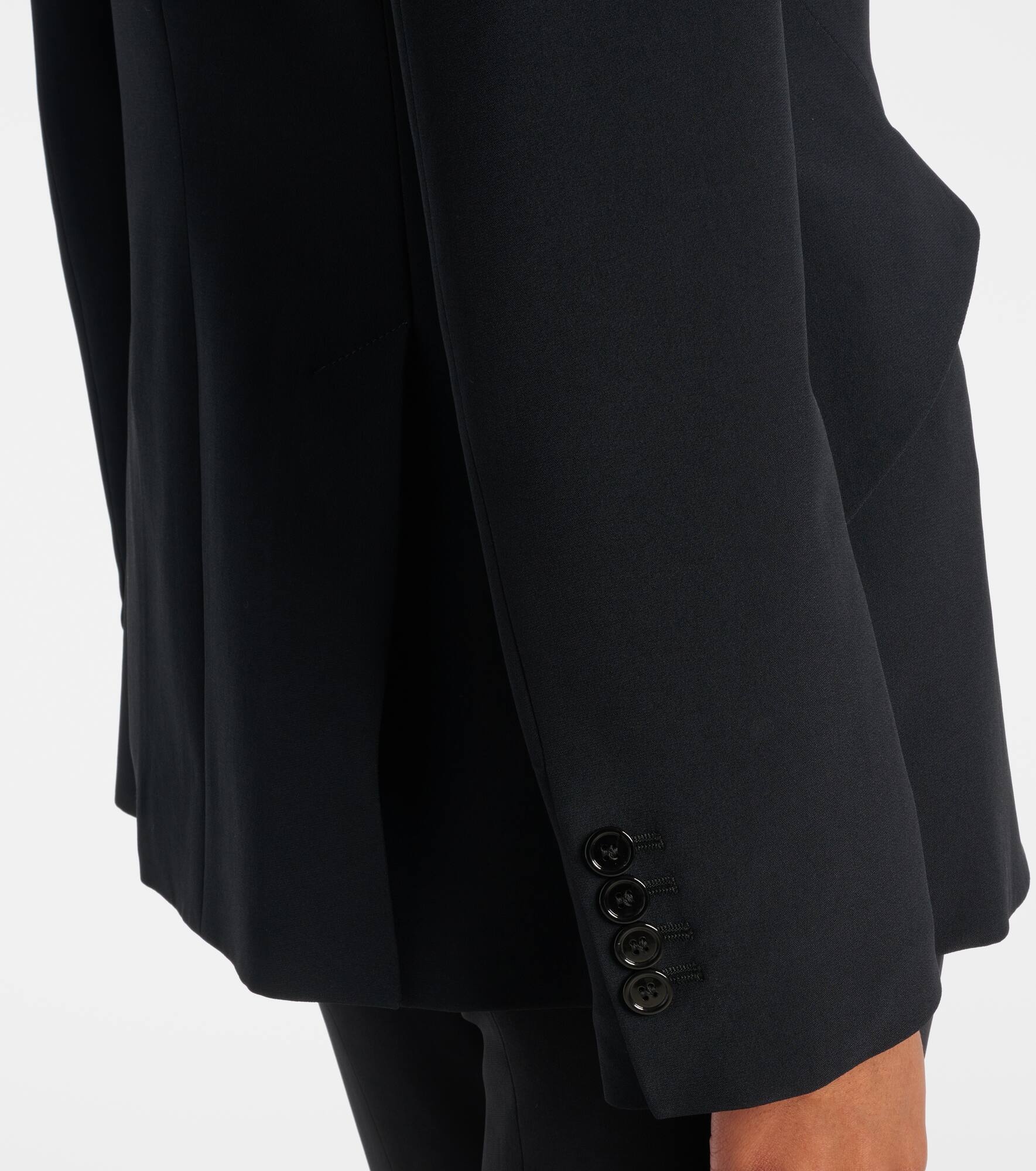 Embellished crepe blazer - 5