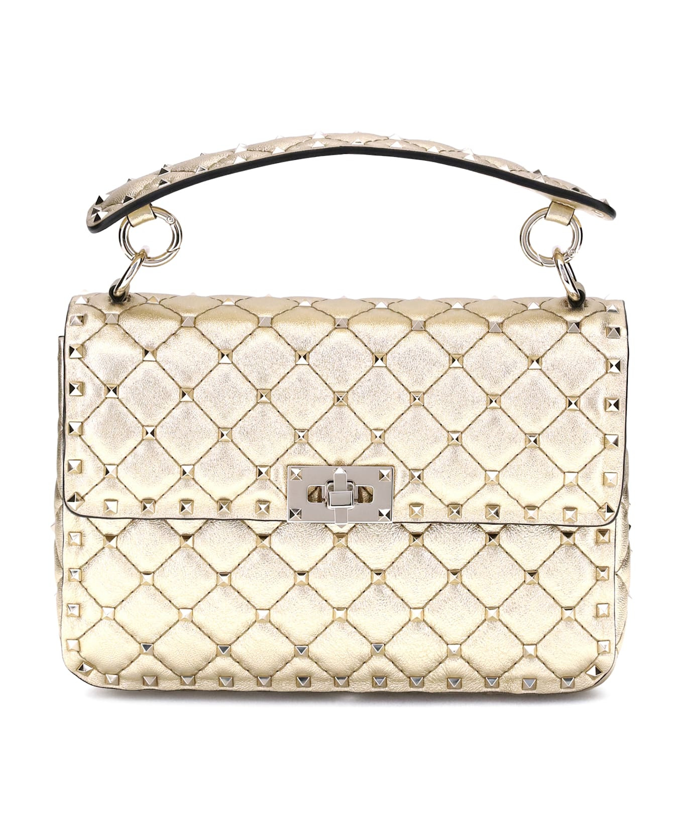 Medium Rockstud Spike Shoulder Bag - 1