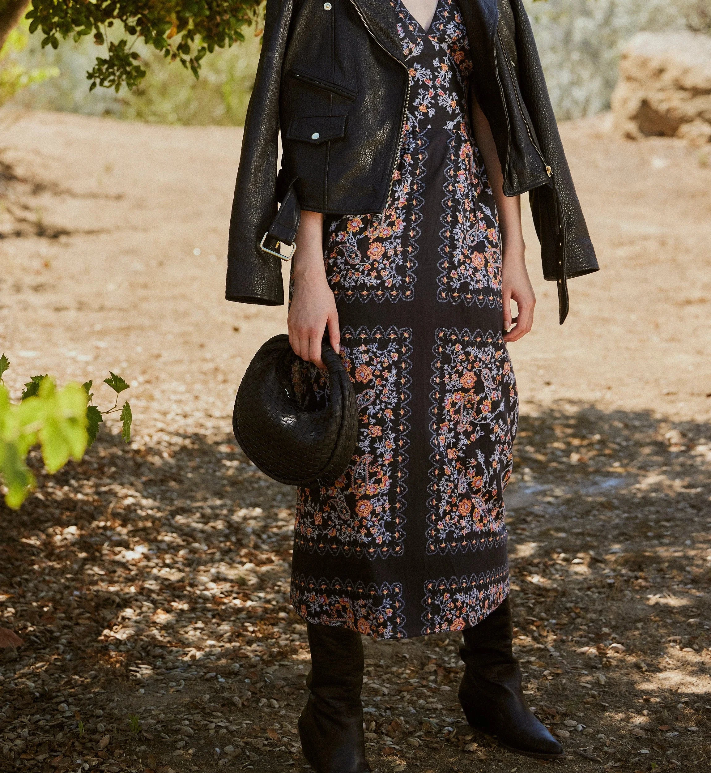 CONSTANCE ANKLE DRESS | DARK LA RAMOS - 1