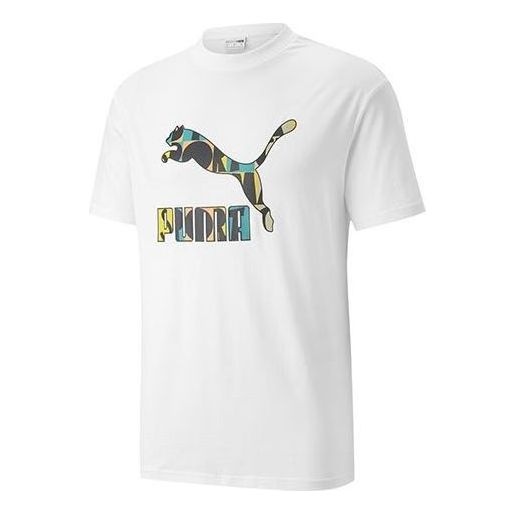 PUMA Big Logo Tee 'White' 535384-02 - 1