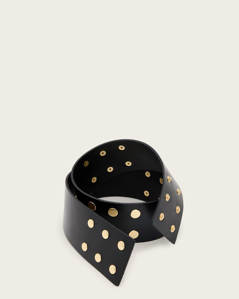 RIO STUDDED LEATHER WAIST BELT 4