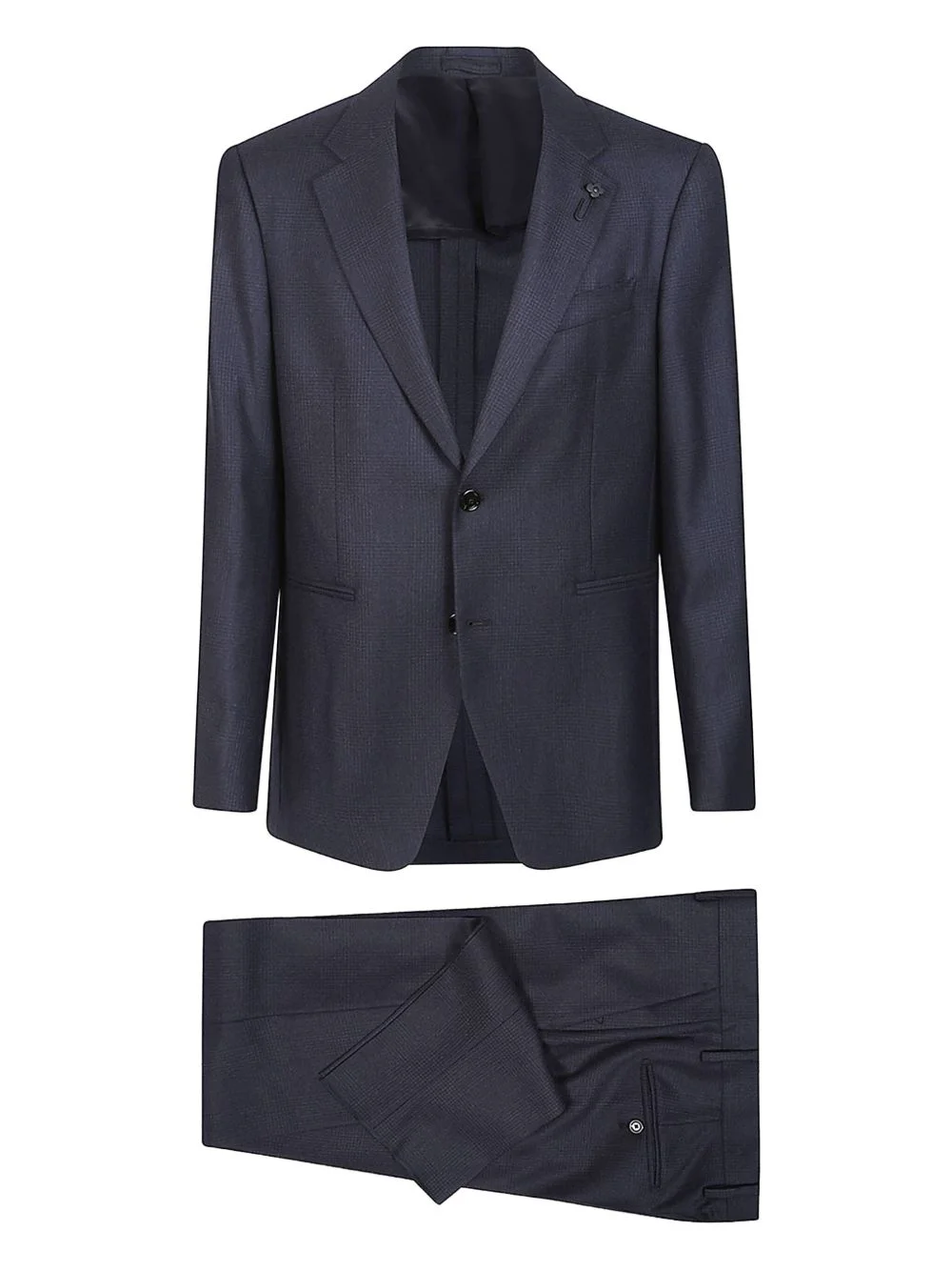 checked wool suit - 1