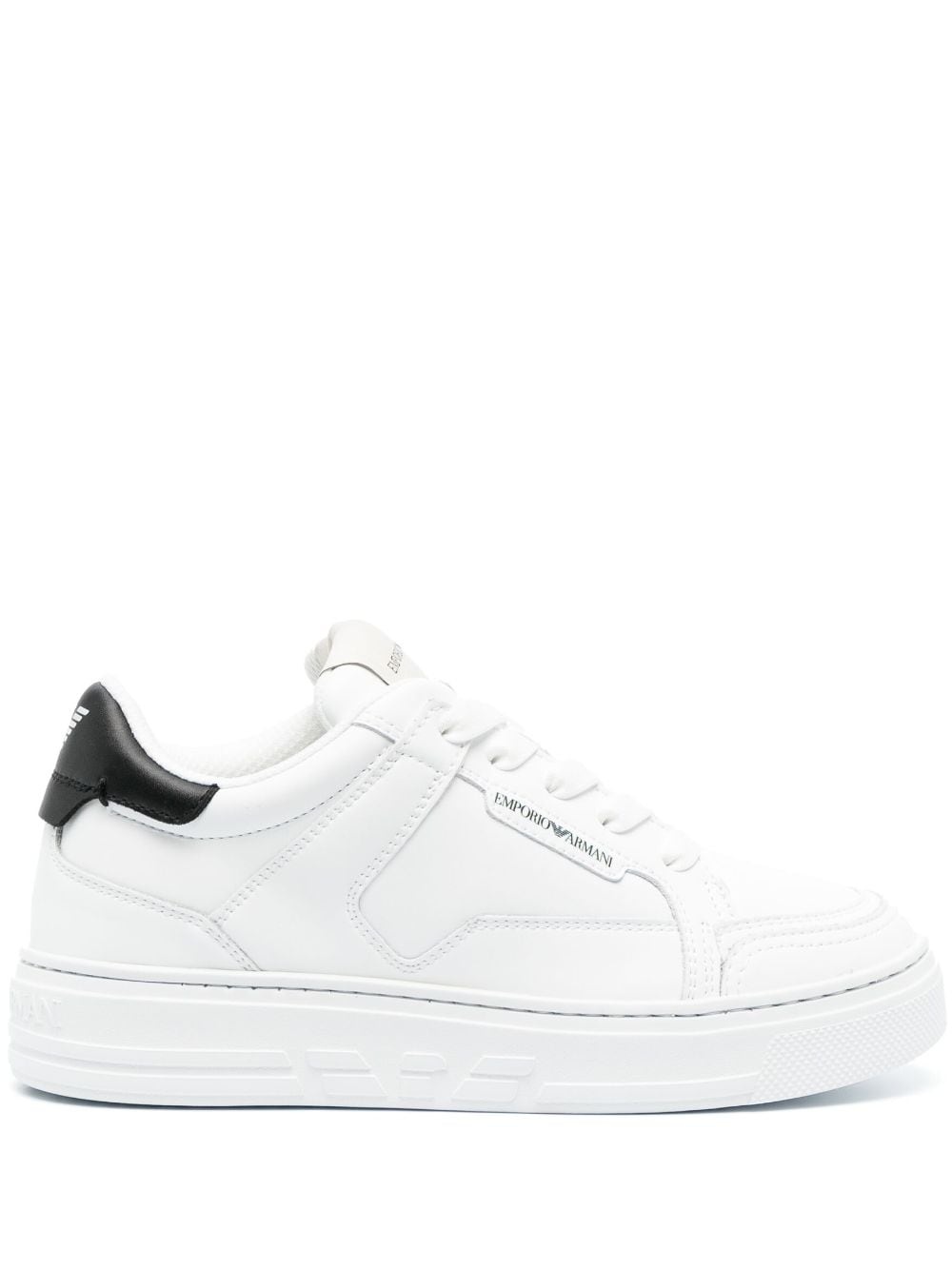 logo-print low-top sneakers - 1