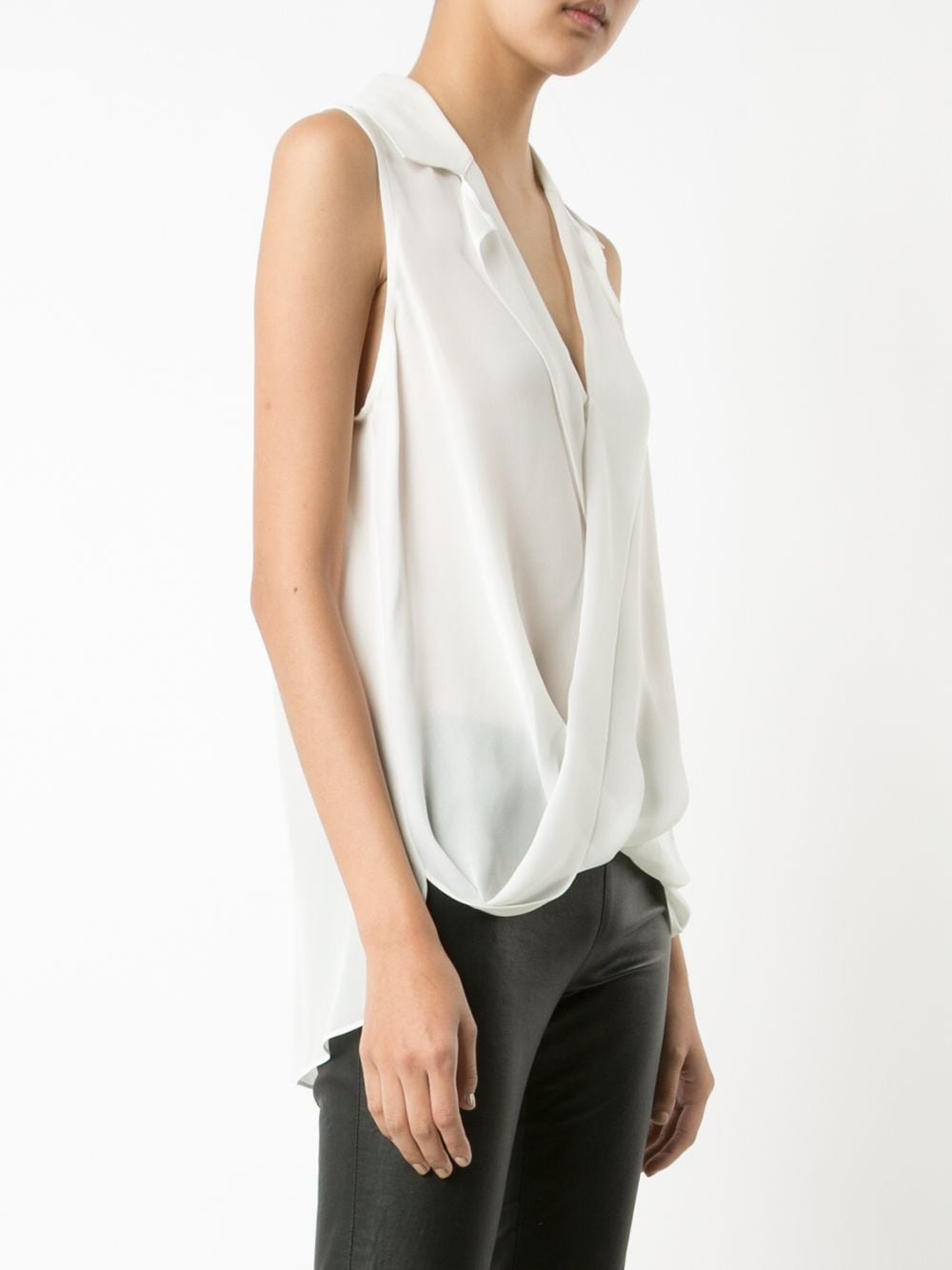 v-neck sleeveless blouse - 3