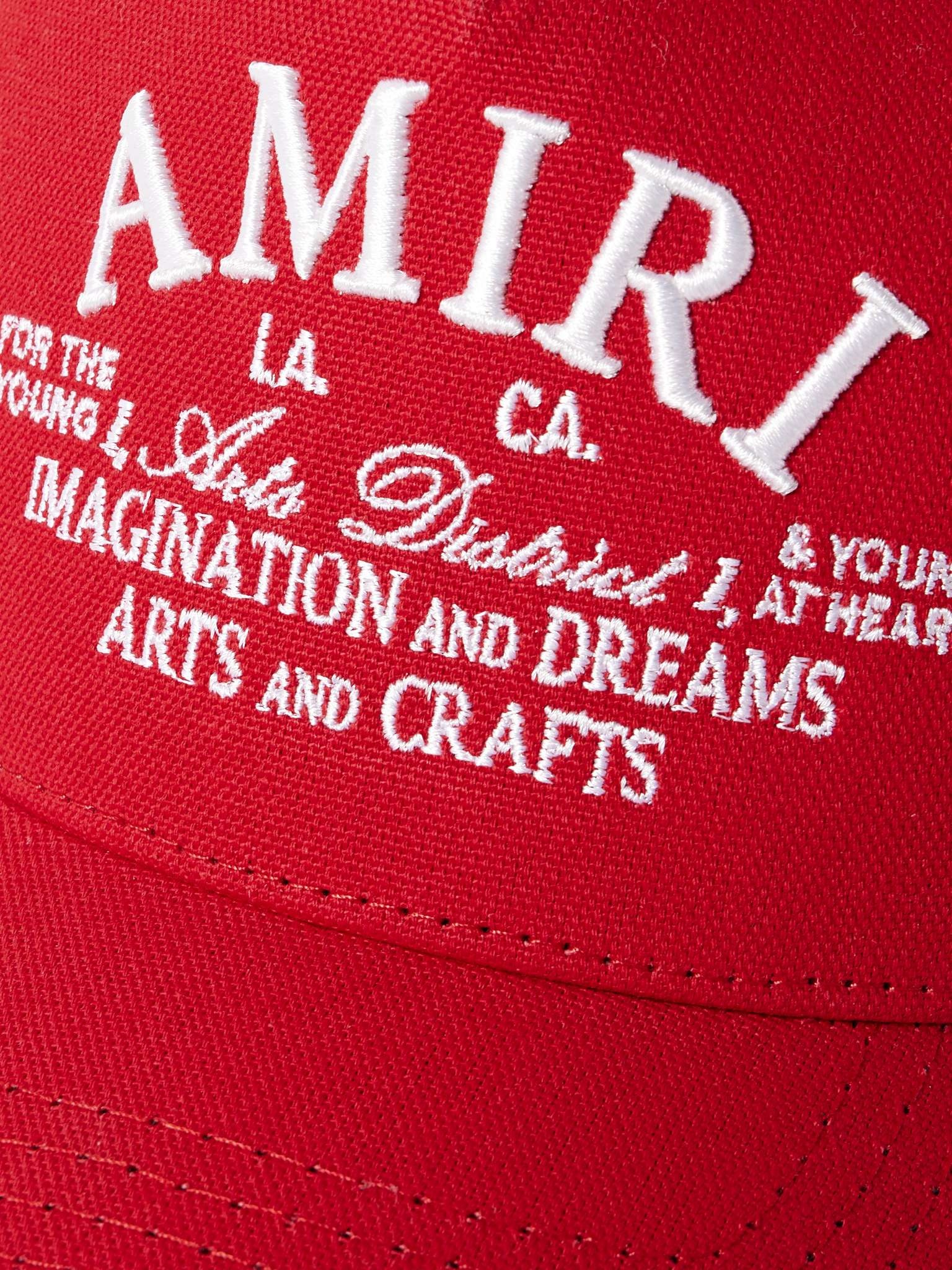 Arts District Logo-Embroidered Cotton-Canvas and Mesh Trucker Cap - 4