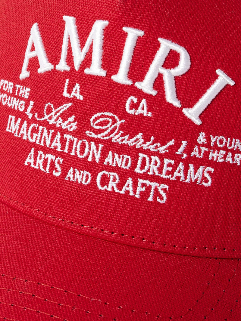 Arts District Logo-Embroidered Cotton-Canvas and Mesh Trucker Cap 4