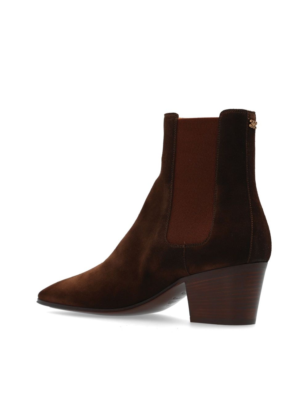 pointed-toe suede Chelsea boots - 5