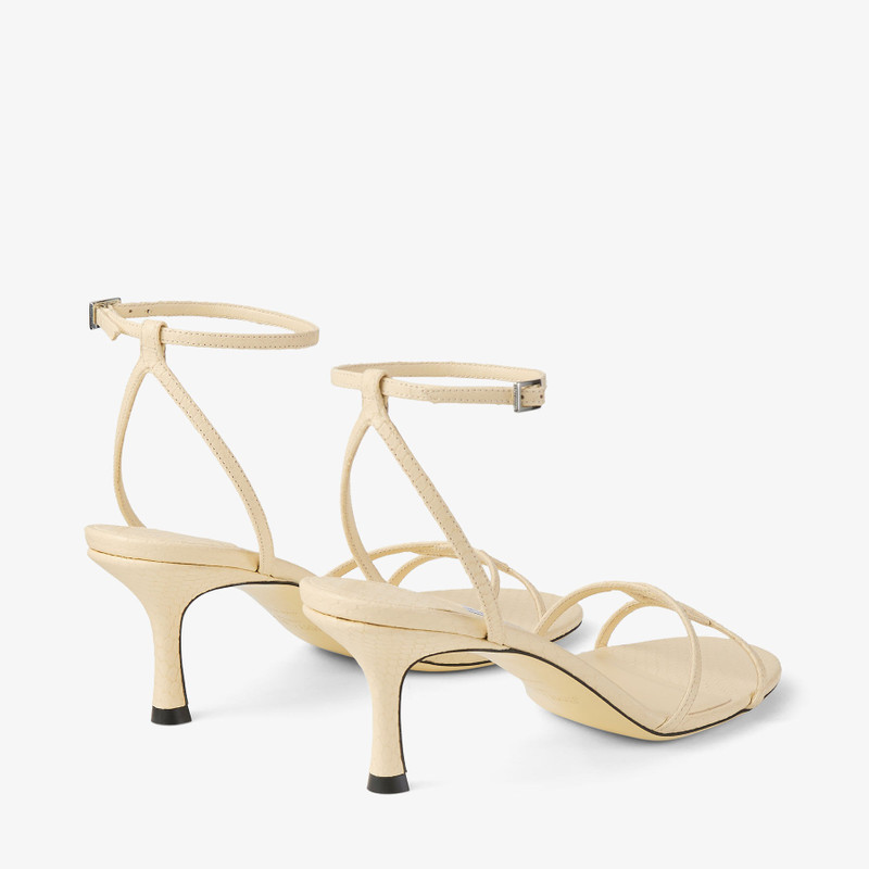 JIMMY CHOO Leo 65
Buttermilk Elaphe Printed Leather Sandal outlook